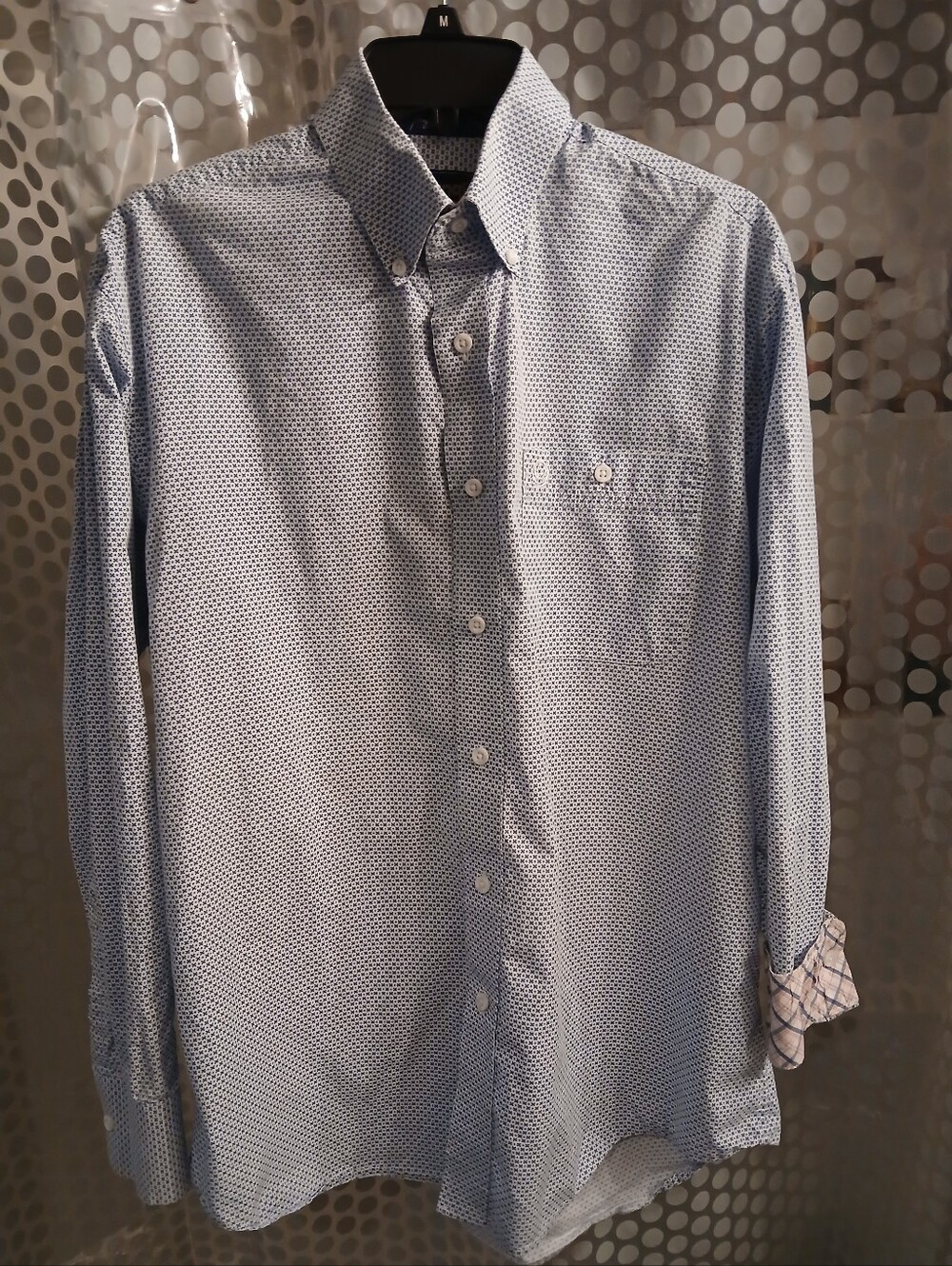 Wrangler George Strait Collection Men's Medium Western Shirt.            FF#467
